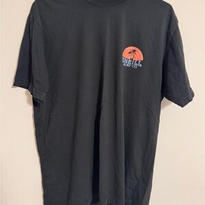 O'Neill Black Tee with Orange Logo